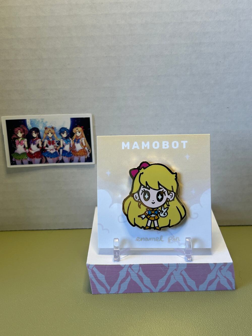 Mamobot Sailor Moon Anime Pin Senshi Dolls Sailor Venus Yellow